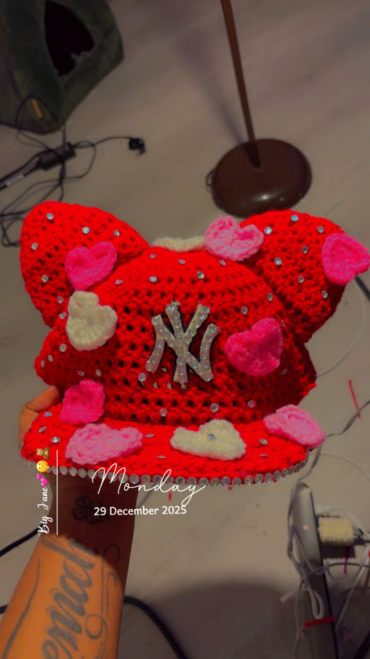 Sweet Heat crochet cap